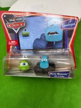 Disney Pixar Cars Mike & Sulley Supercharged Movie Moments Monsters Inc. NEW